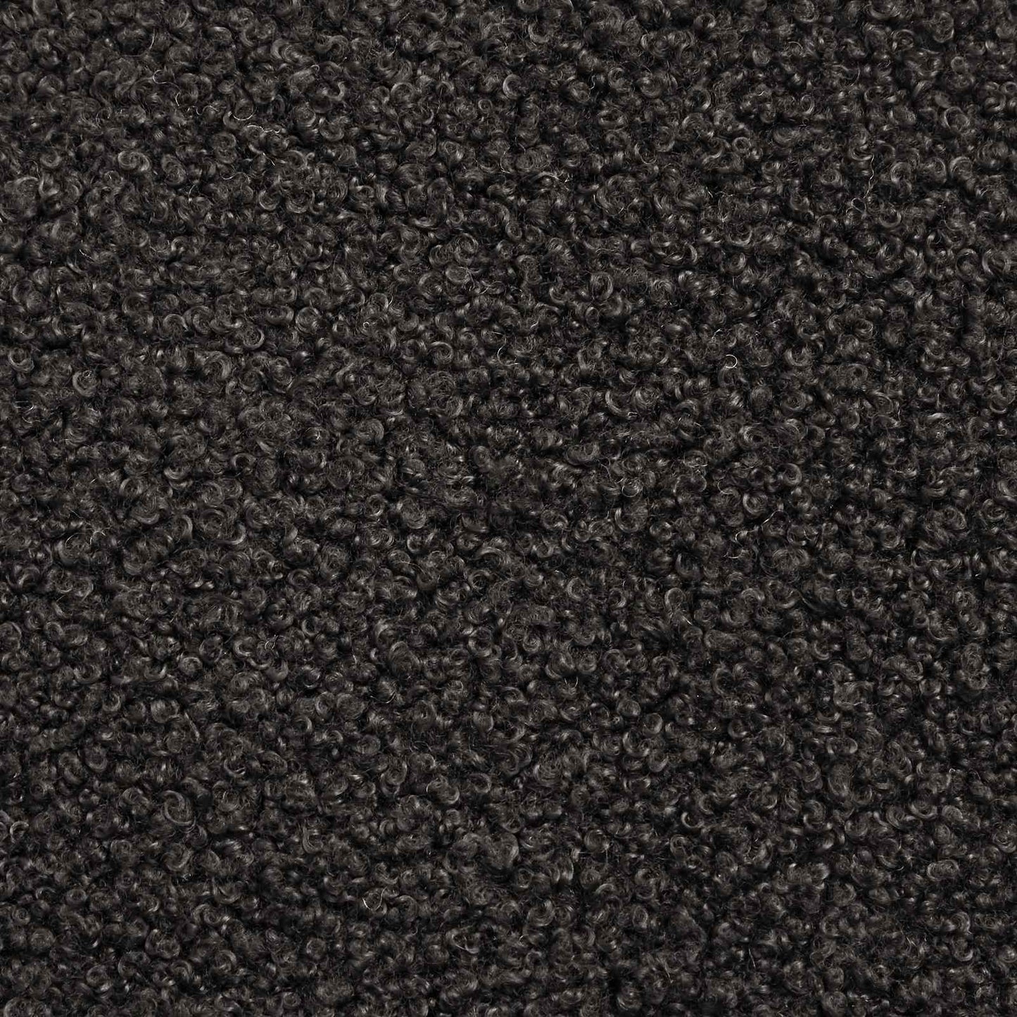 XL Armchair Black Bouclé