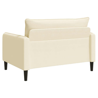 XXL Armchair Cream Velvet