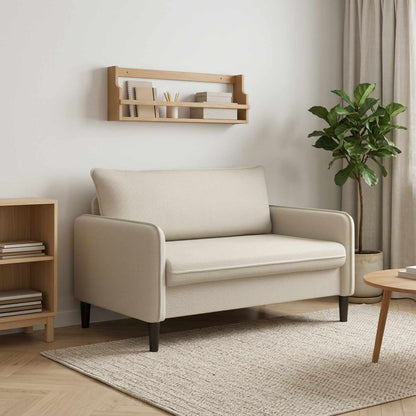 XXL Armchair Beige Velvet