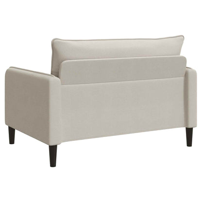 XXL Armchair Beige Velvet