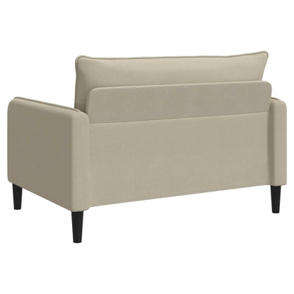 XXL Armchair Beige Velvet