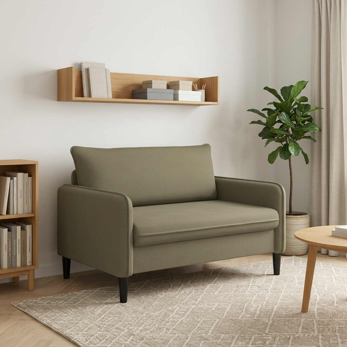 XXL Armchair Khaki Velvet