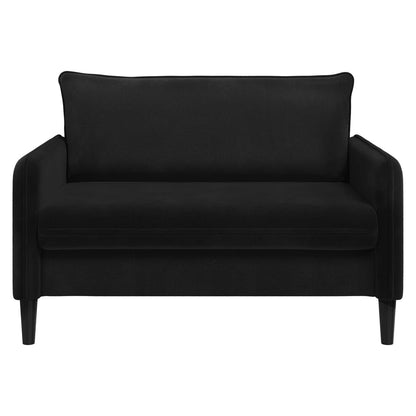 XXL Armchair Black Velvet