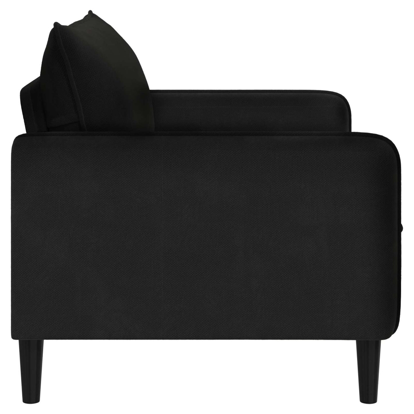 XXL Armchair Black Velvet
