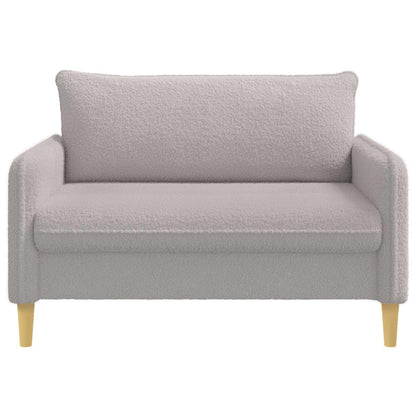 XXL Armchair Light Grey Bouclé