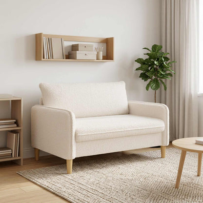 XXL Armchair Cream Bouclé