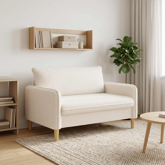 XXL Armchair Cream Bouclé
