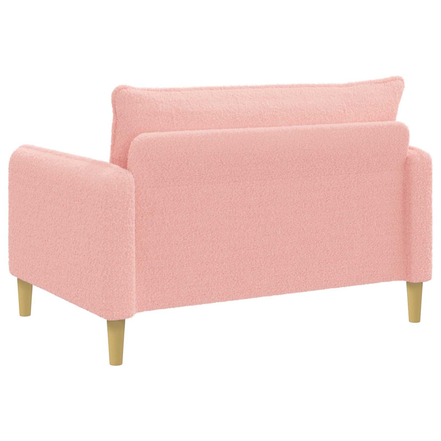 XXL Armchair Pink Bouclé
