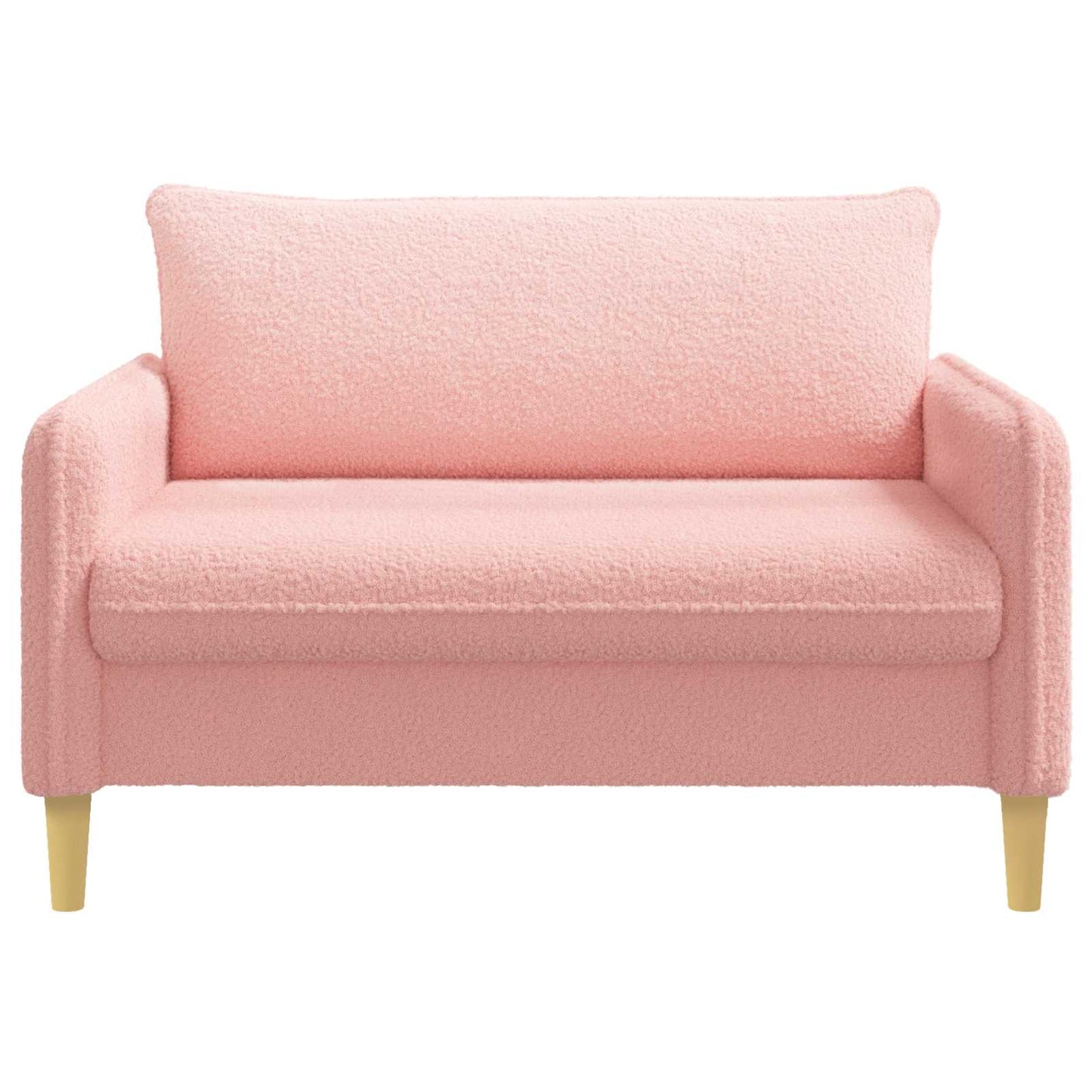 XXL Armchair Pink Bouclé