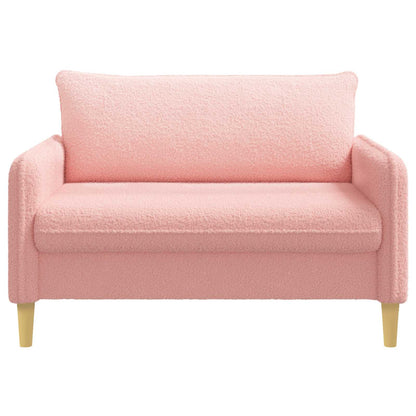 XXL Armchair Pink Bouclé