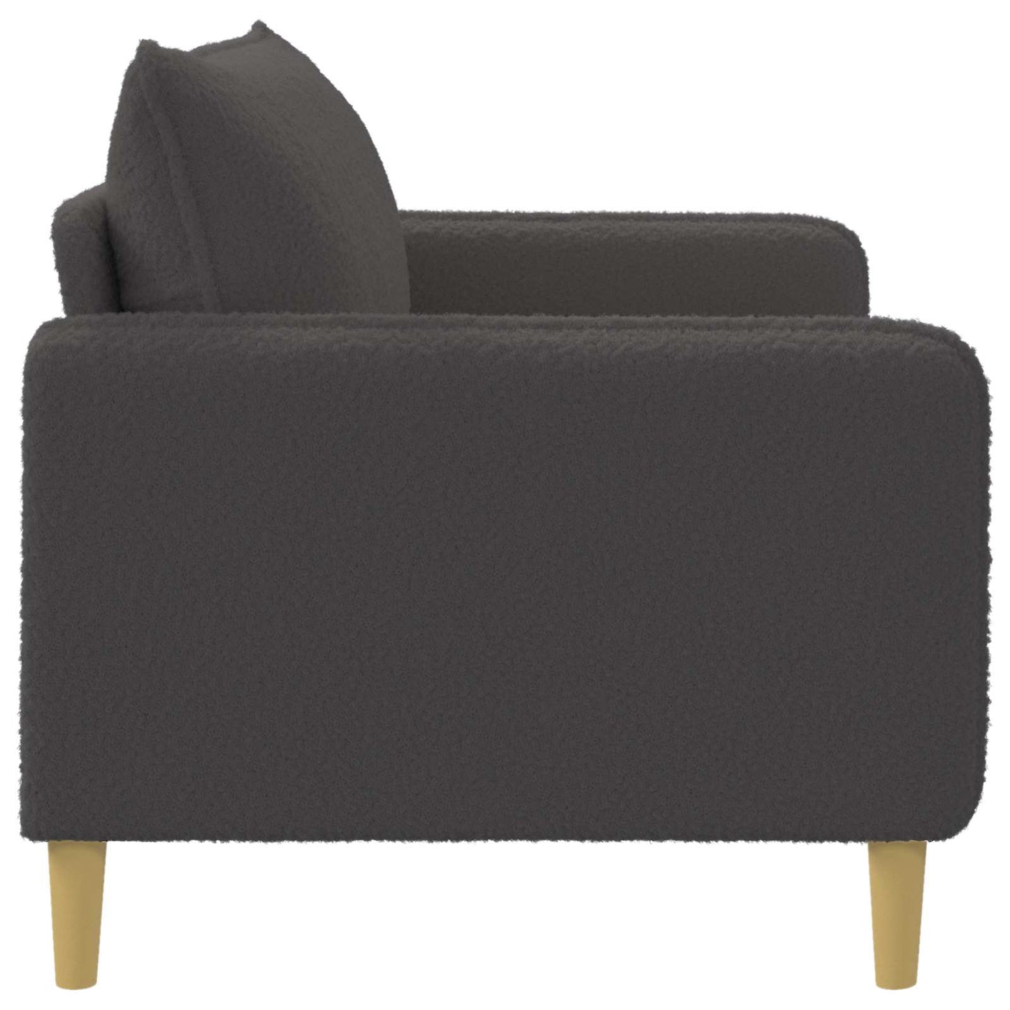 XXL Armchair Dark Grey Bouclé