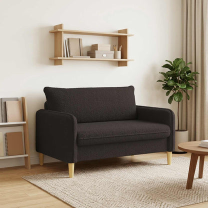 XXL Armchair Black Bouclé