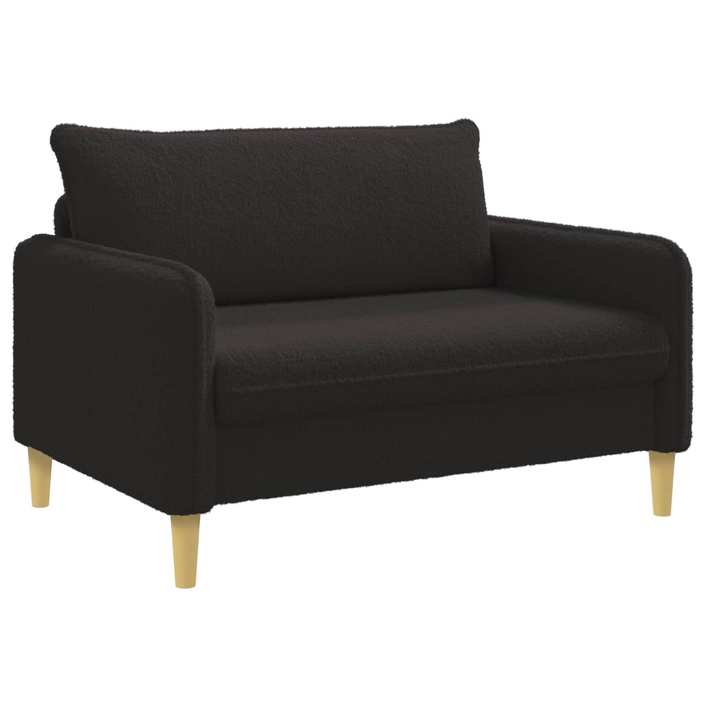 XXL Armchair Black Bouclé