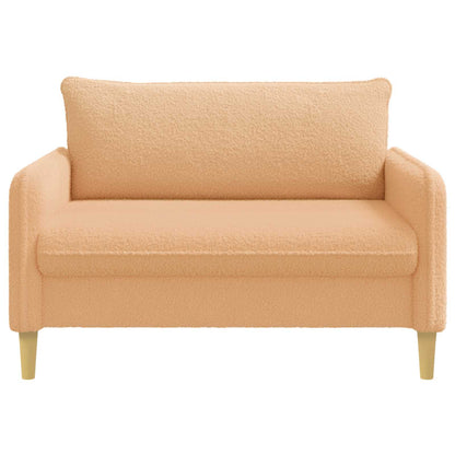 XXL Armchair Beige Bouclé