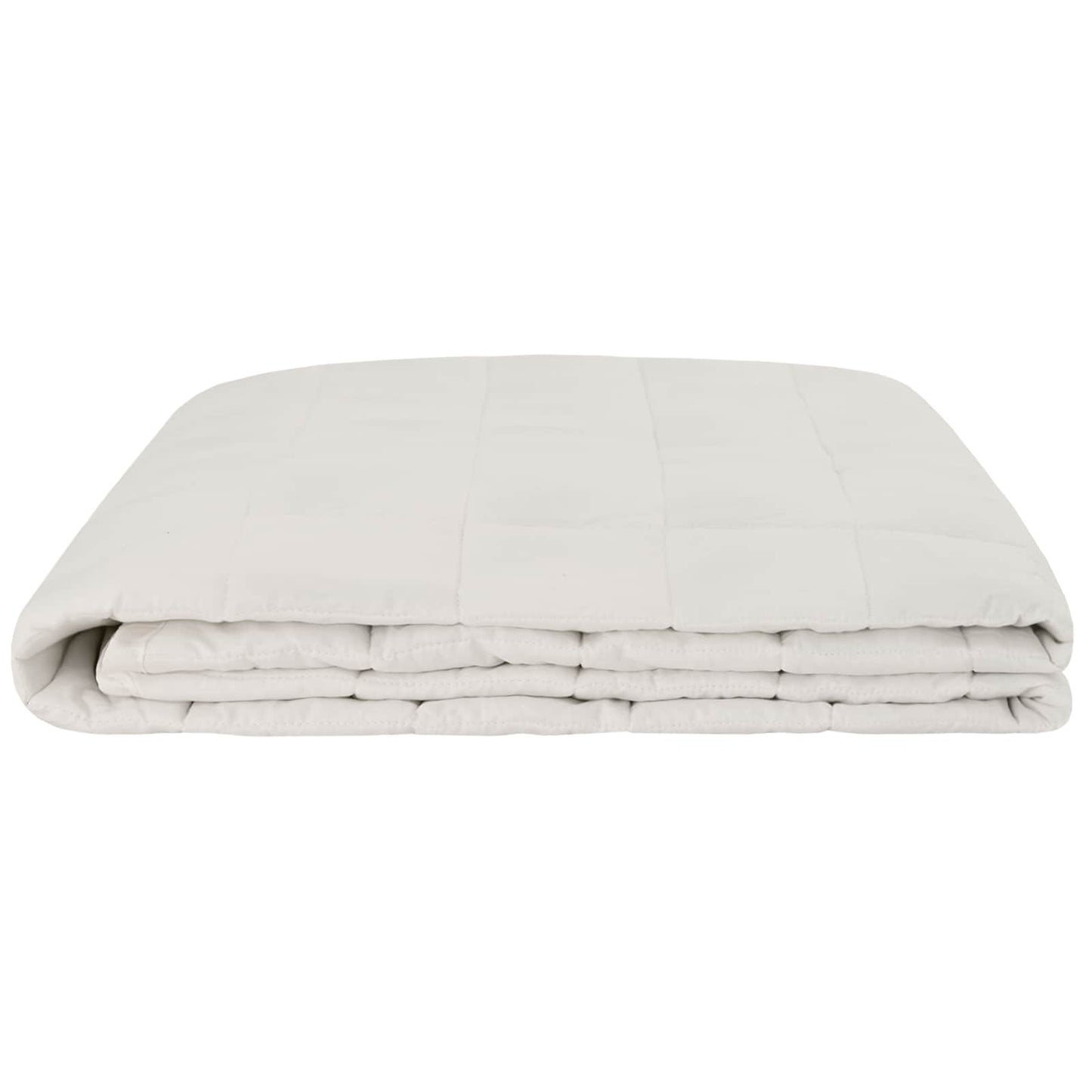 Weighted Blanket White 120 x 180 cm 5 kg 100% Cotton 205T
