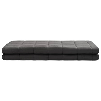 Weighted Blanket Anthracite 220 x 235 cm 15 kg 100% Cotton 205T