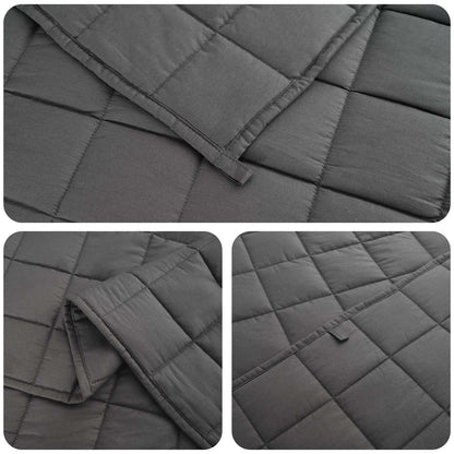 Weighted Blanket Anthracite 235 x 290 cm 15 kg 100% Cotton 205T