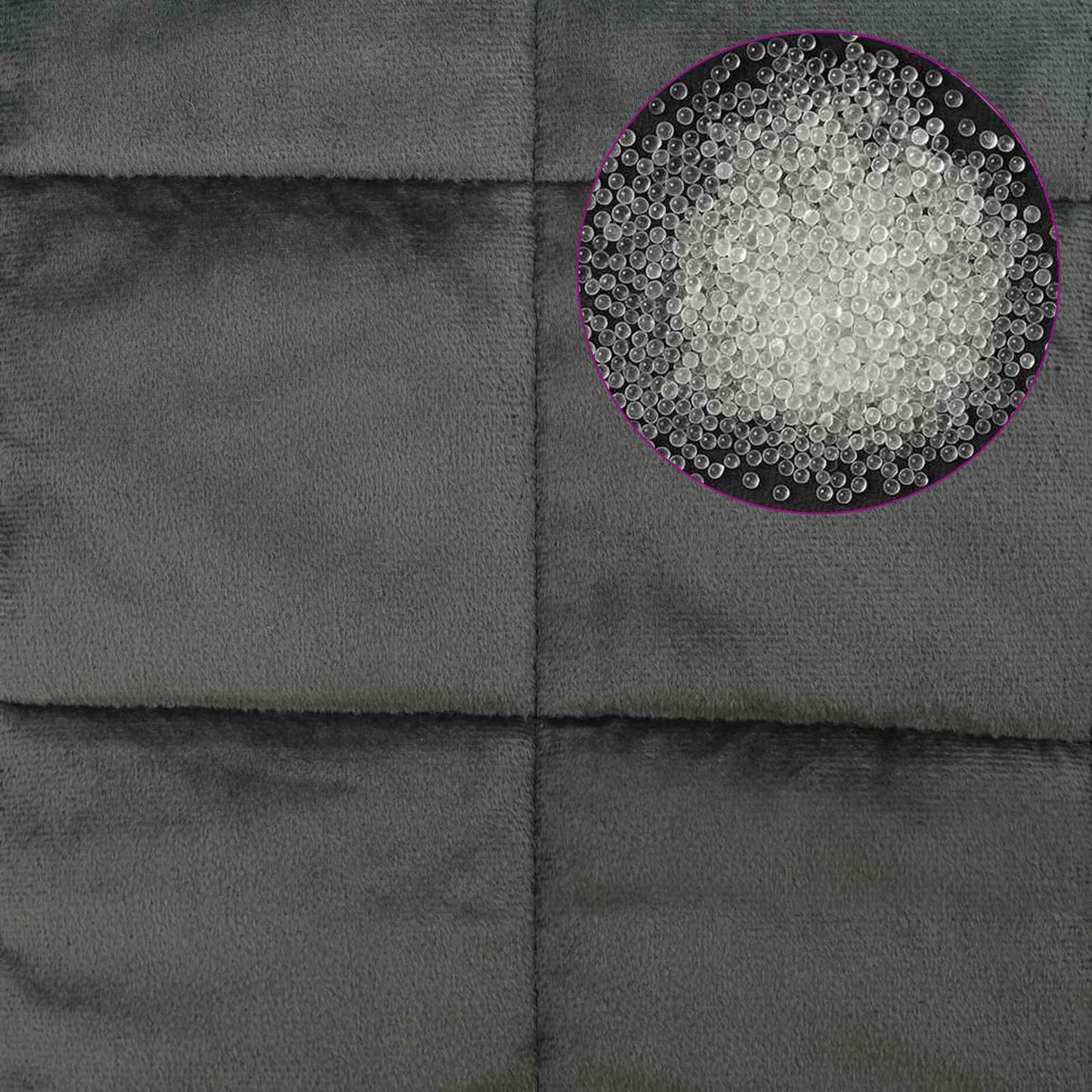 Weighted Blanket Anthracite 120 x 180 cm 5 kg 100% Cotton 205T