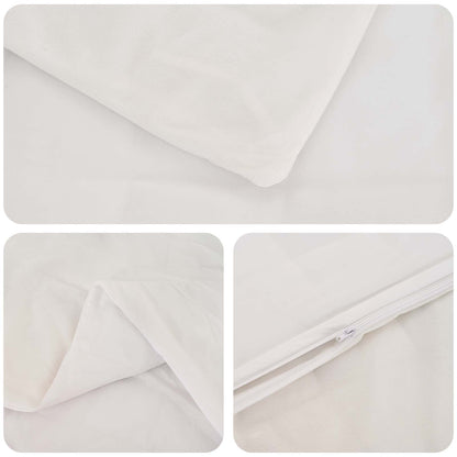 Weighted Blanket White 138 x 200 cm 10 kg 100% Cotton 205T