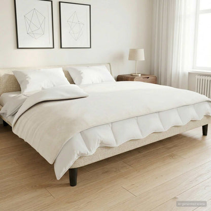 Weighted Blanket White 150 x 200 cm 7 kg 100% Cotton 205T
