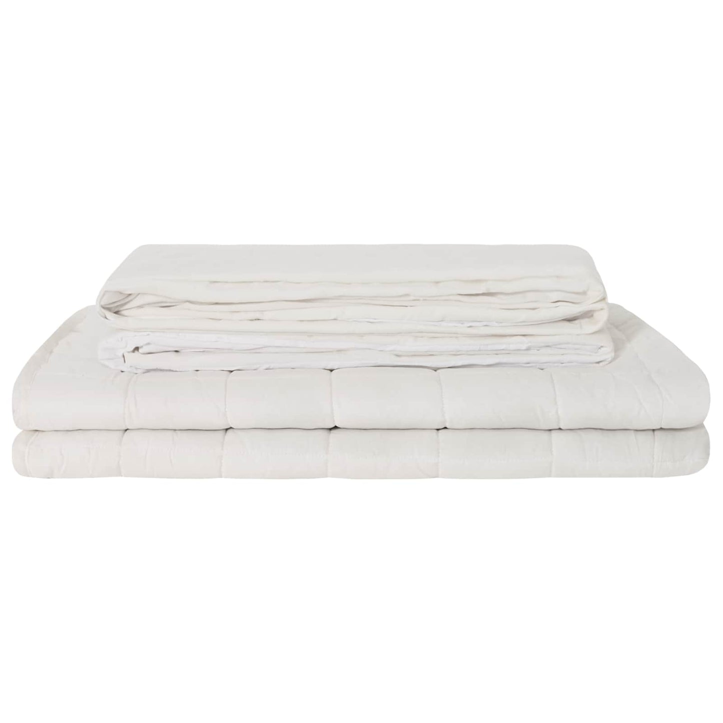 Weighted Blanket White 150 x 200 cm 11 kg 100% Cotton 205T
