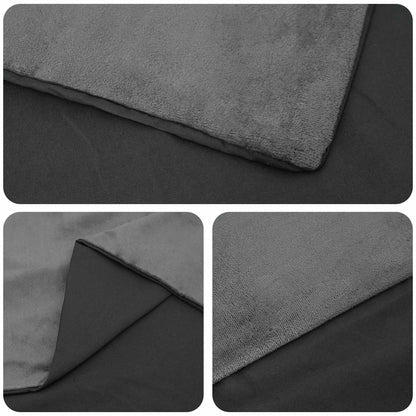 Weighted Blanket Anthracite 200 x 200 cm 13 kg 100% Cotton 205T