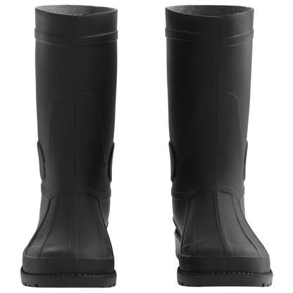 Rain Boots PVC Size 45 Black
