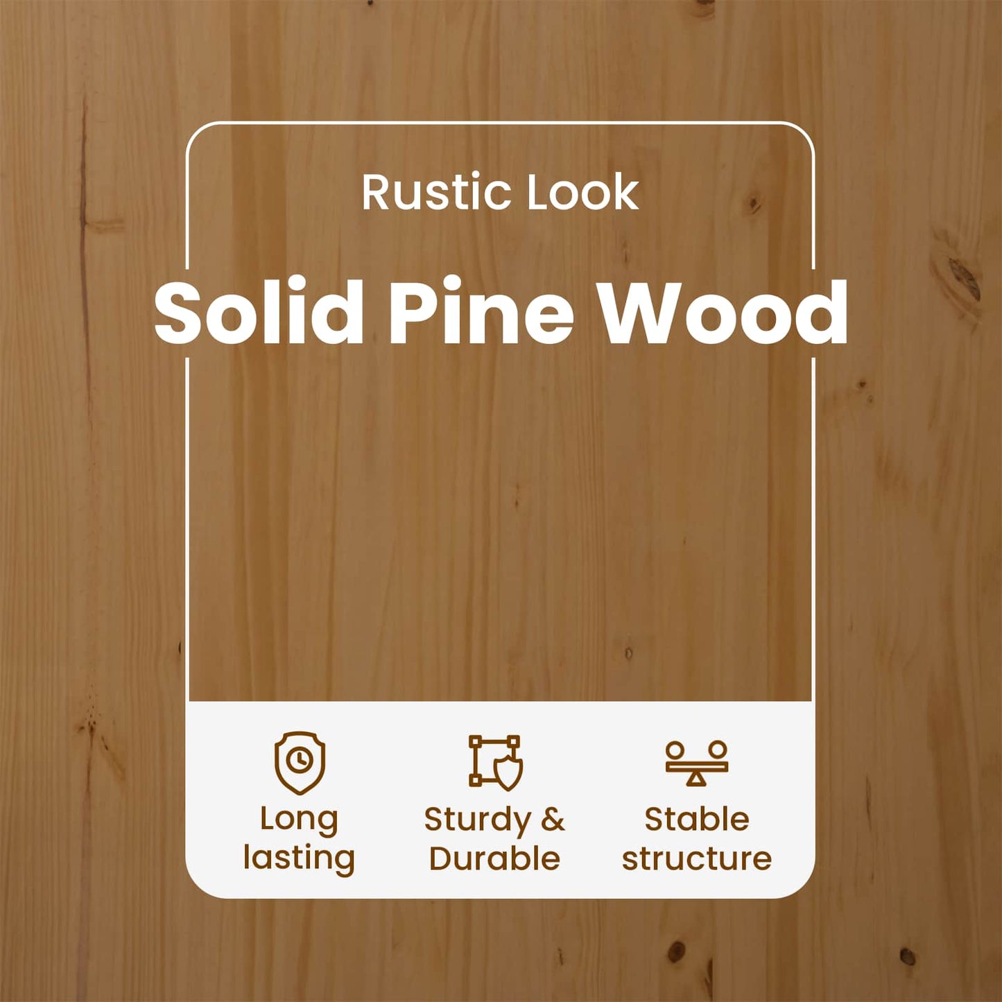 Desk and Rolling Cabinet Set MOSS 2 pcs Honey Brown