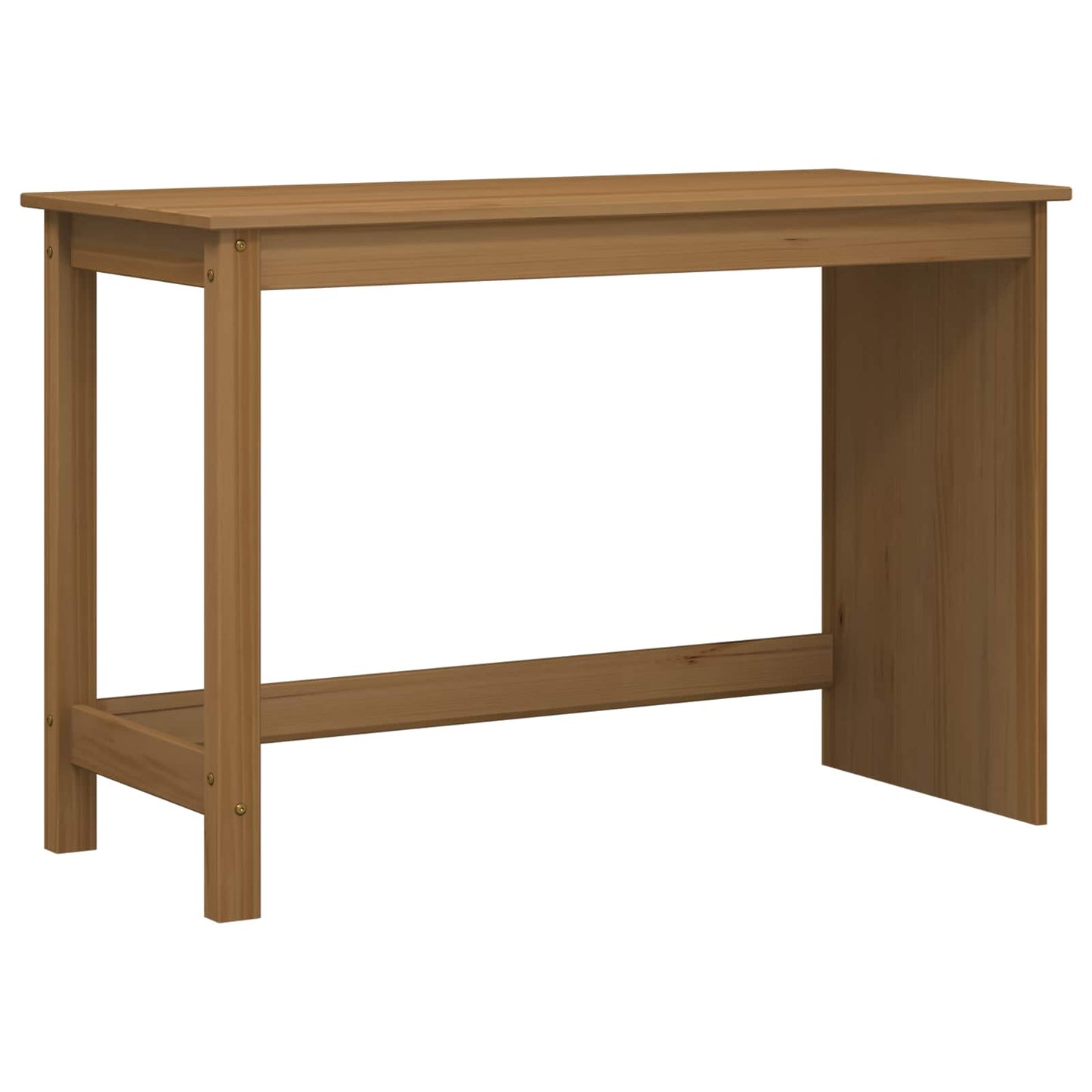 Desk and Rolling Cabinet Set MOSS 2 pcs Honey Brown