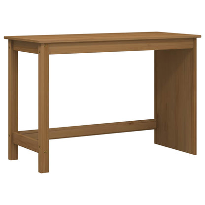 Desk and Rolling Cabinet Set MOSS 2 pcs Honey Brown