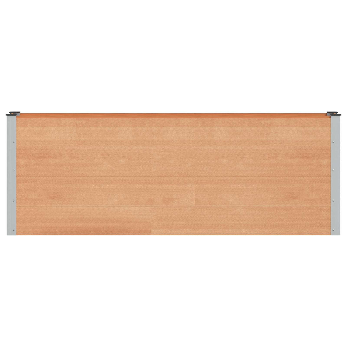 Garden Raised Bed Brown 200 x 30 x 72 cm WPC and Aluminium