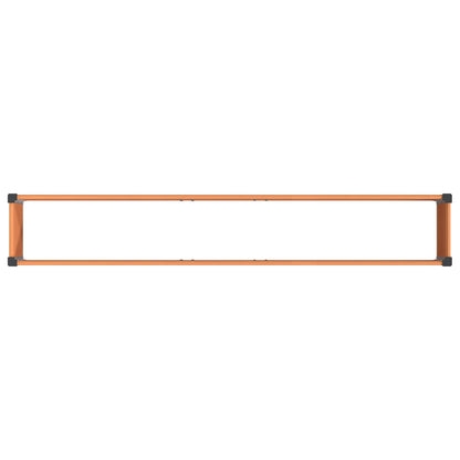 Garden Raised Bed Brown 200 x 30 x 72 cm WPC and Aluminium