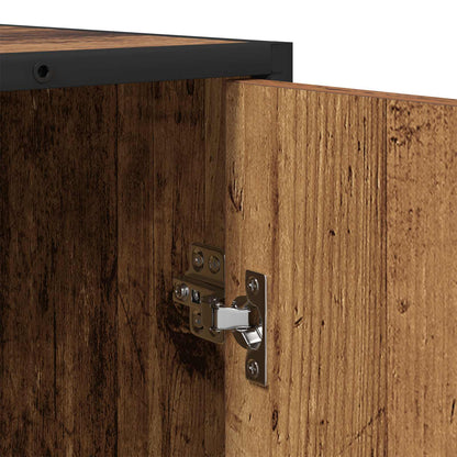 Sideboard Oak Wood 92 x 35 x 76 cm Engineered Wood