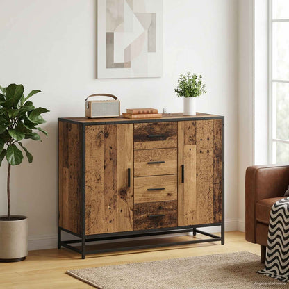 Sideboard Old Wood 92 x 35 x 76 cm Engineered Wood
