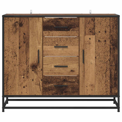 Sideboard Oak Wood 92 x 35 x 76 cm Engineered Wood