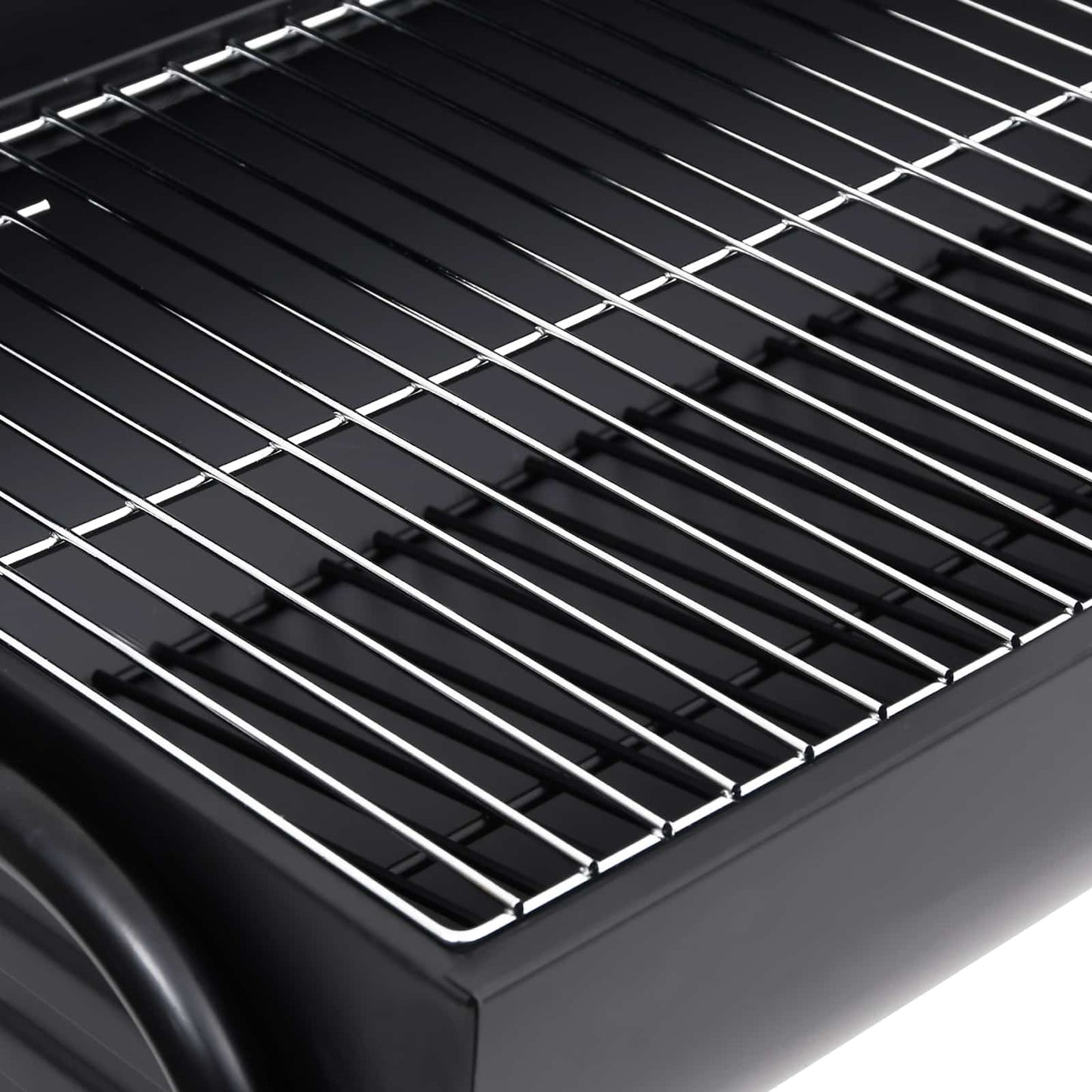 Outdoor Grill 3 pcs 80 x 73 x 90 cm Black Metal