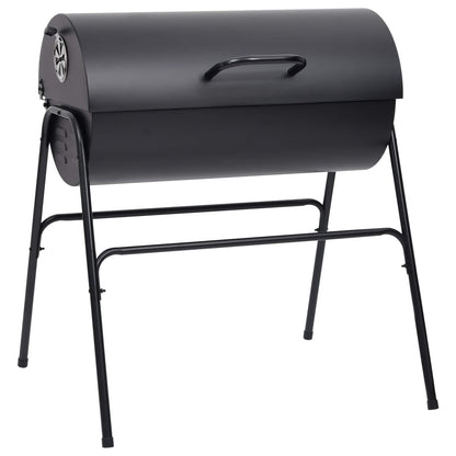 Outdoor Grill 3 pcs 80 x 73 x 90 cm Black Metal