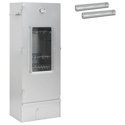 Smoker Oven 3 pcs Silver Galvanised steel