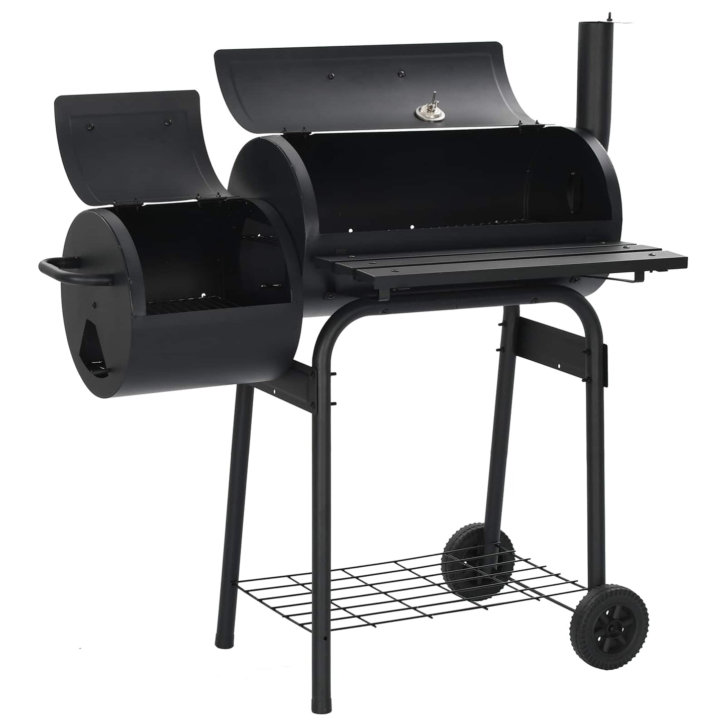 Outdoor Grill 103 x 60 x 113 cm Steel Black