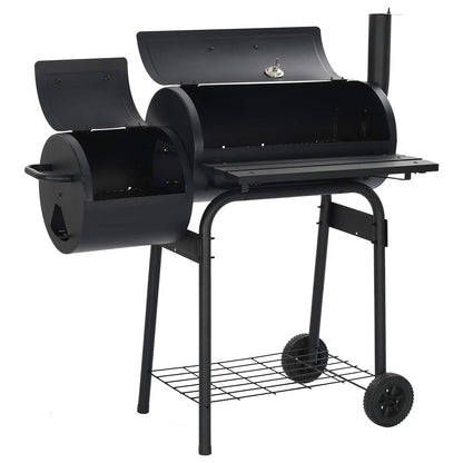 Outdoor Grill 103 x 60 x 113 cm Steel Black