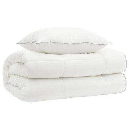 Duvet and Pillow Set 2 pcs 135x200 cm 4 Seasons 140+220 GSM