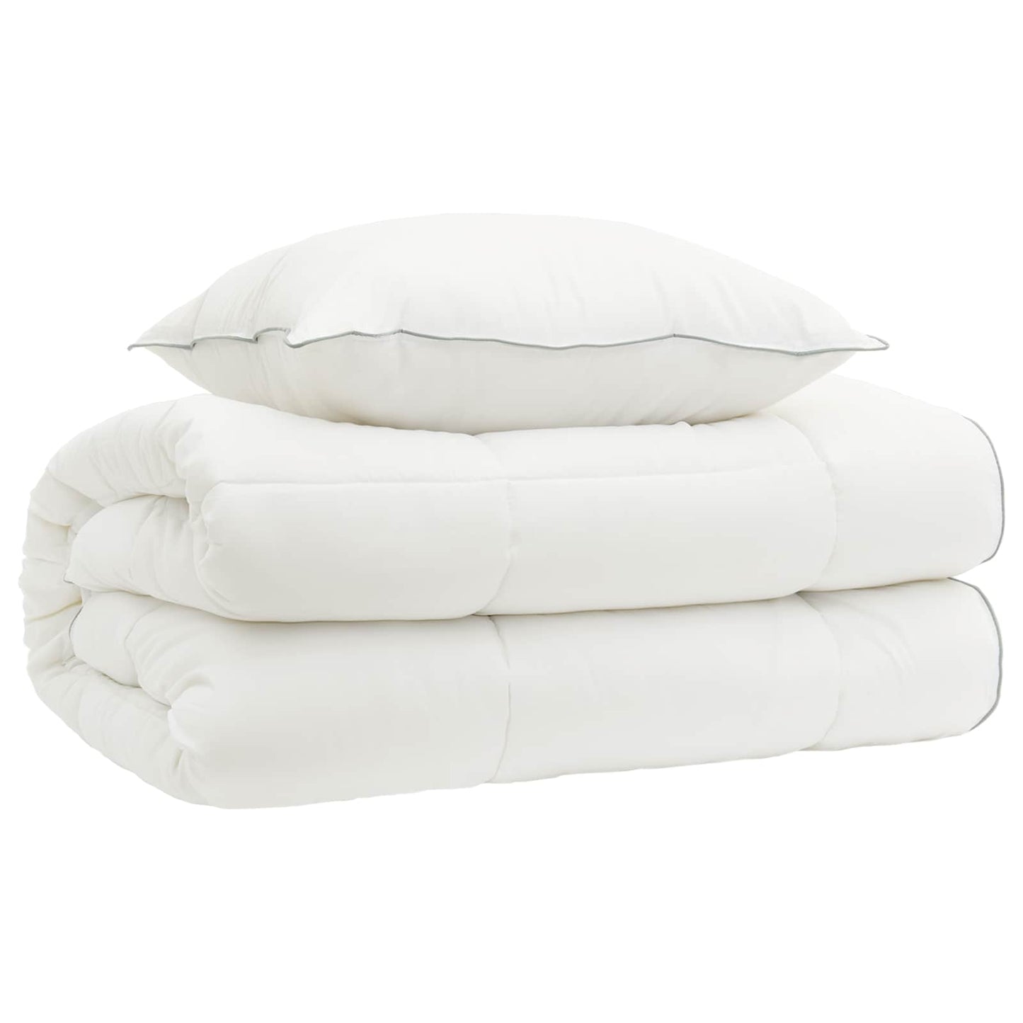 Duvet and Pillow Set 2 pcs 152x203 cm 4 Seasons 200+300 GSM