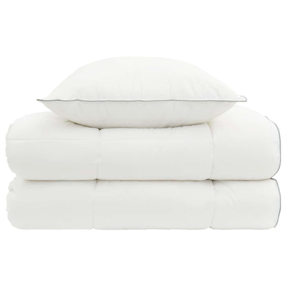 Duvet and Pillow Set 2 pcs 155x200 cm 4 Seasons 200+300 GSM