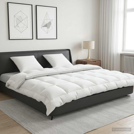 Duvet and Pillow Set 3 pcs 220x240 cm 4 Seasons 220 GSM Wool
