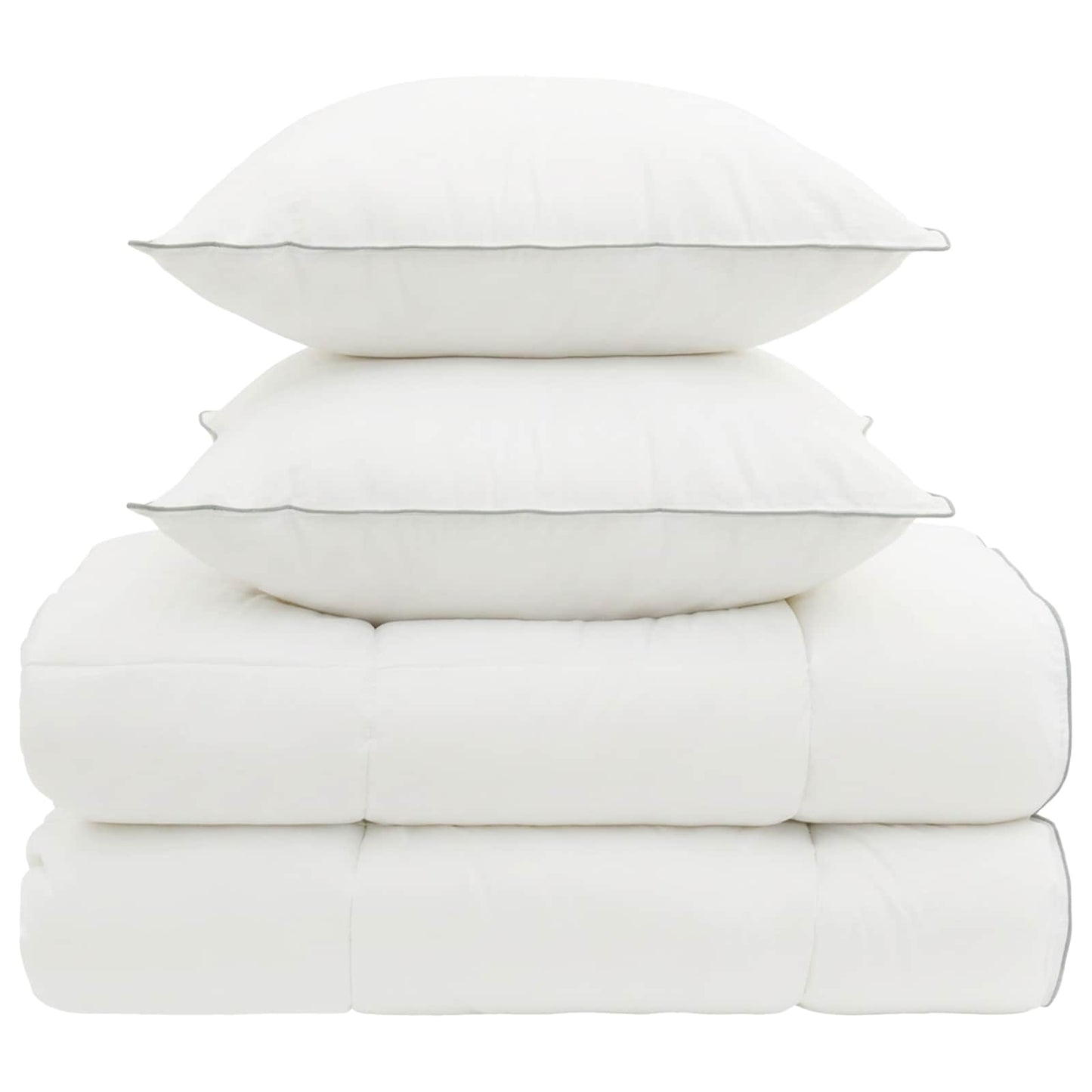Duvet and Pillow Set 3 pcs 200x240 cm 4 Seasons 140+220 GSM