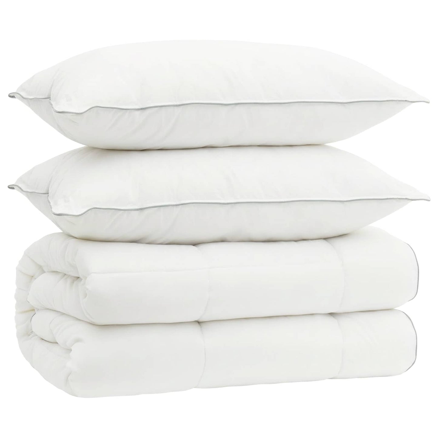Duvet and Pillow Set 3 pcs 200x220 cm 4 Seasons 140+220 GSM