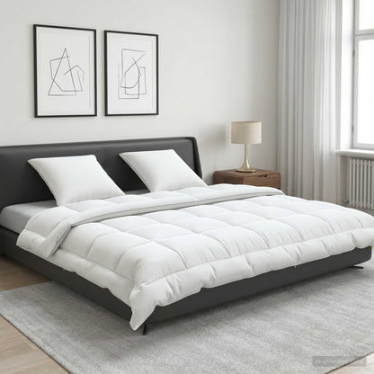 Duvet and Pillow Set 3 pcs 200x240 cm Summer 200 GSM Wool White
