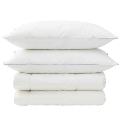 Duvet and Pillow Set 3 pcs 200x240 cm Winter 450 GSM Wool White