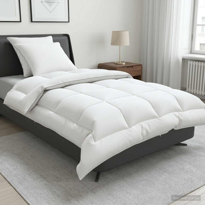 Duvet and Pillow Set 3 pcs 140x220 cm Winter 450 GSM Wool White