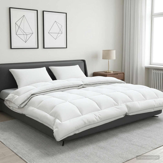 Duvet and Pillow Set 3 pcs 200x240 cm 4 Seasons 200+300 GSM